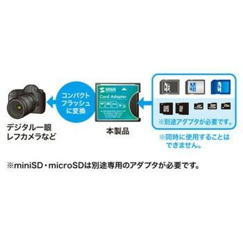 SDXC用CF変換アダプタ ADR-SDCF1N