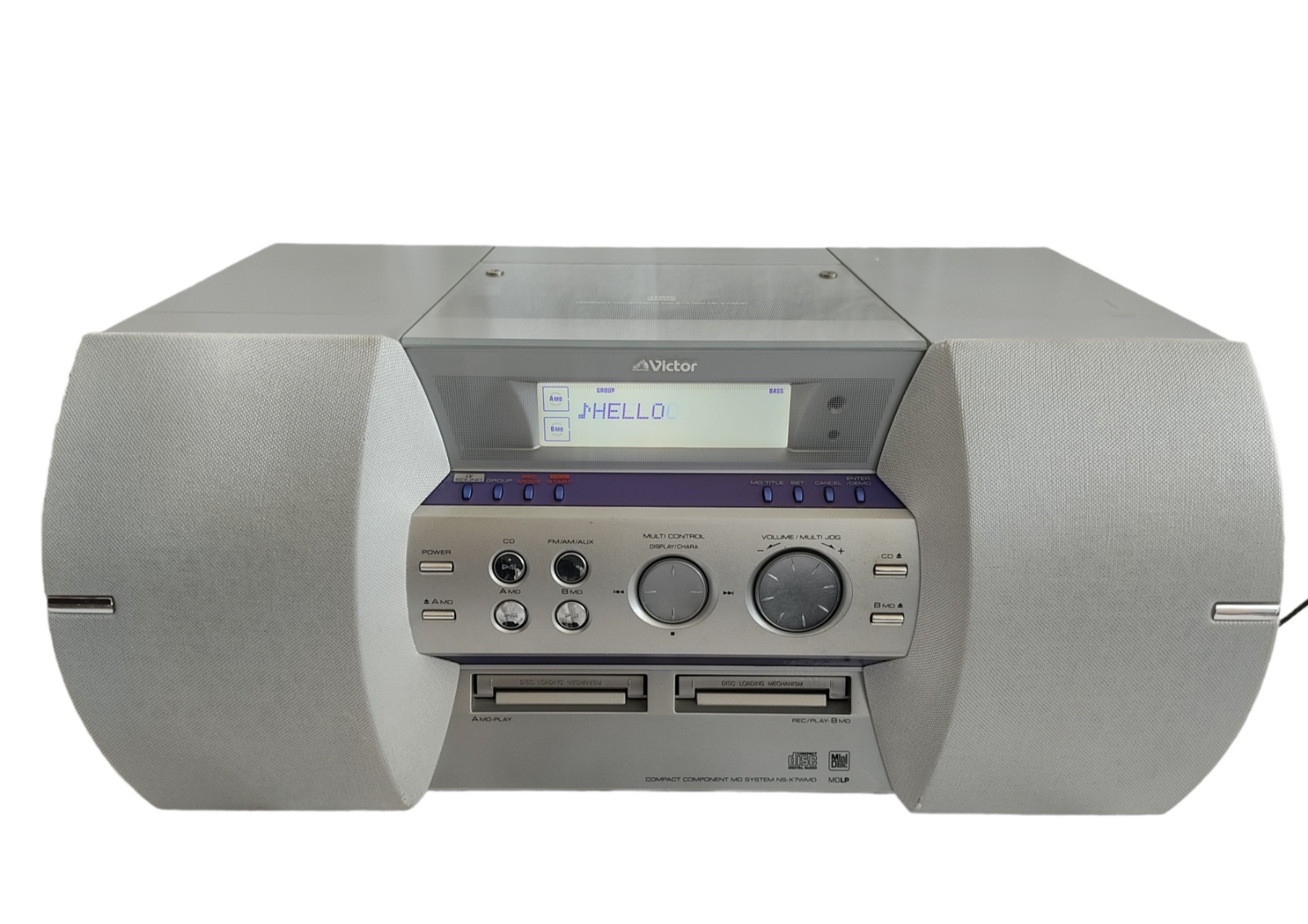 Victor CD・ダブルMDコンポ NS-X7WMD（シルバー） - その他