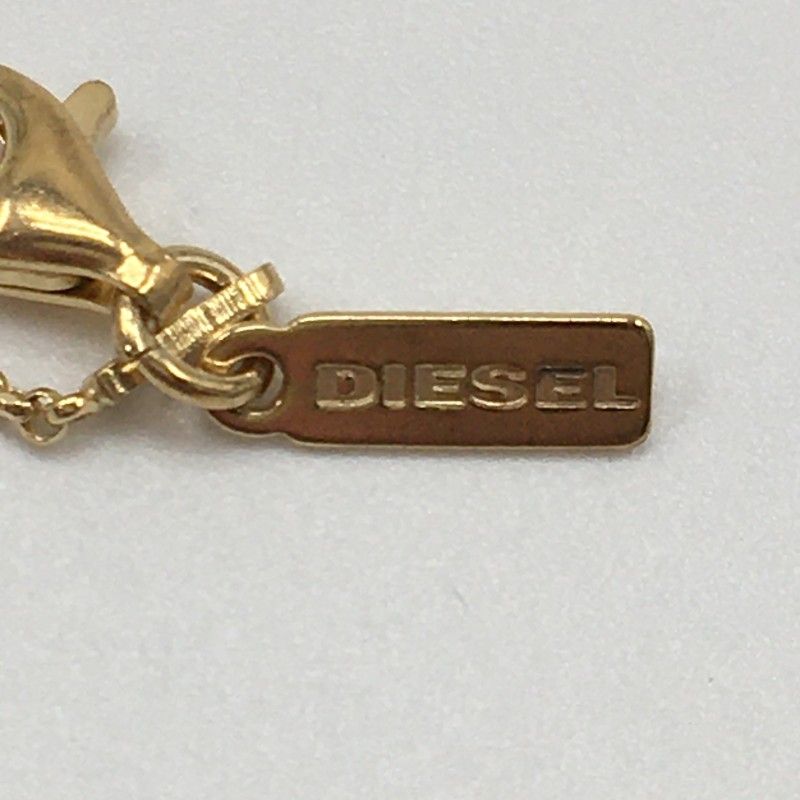 24779】 新古品 DIESEL ディーゼル ネックレス ゴールド フォーク