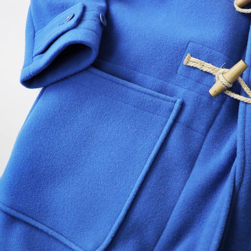 定番 希少カラー 未使用 リノ LENO DUFFLE COAT ウールカシミヤ