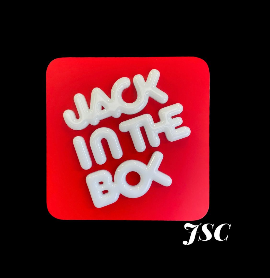 JACK IN THE BOX ジャックインザボックス ネオン 看板 アメリカン - メルカリ