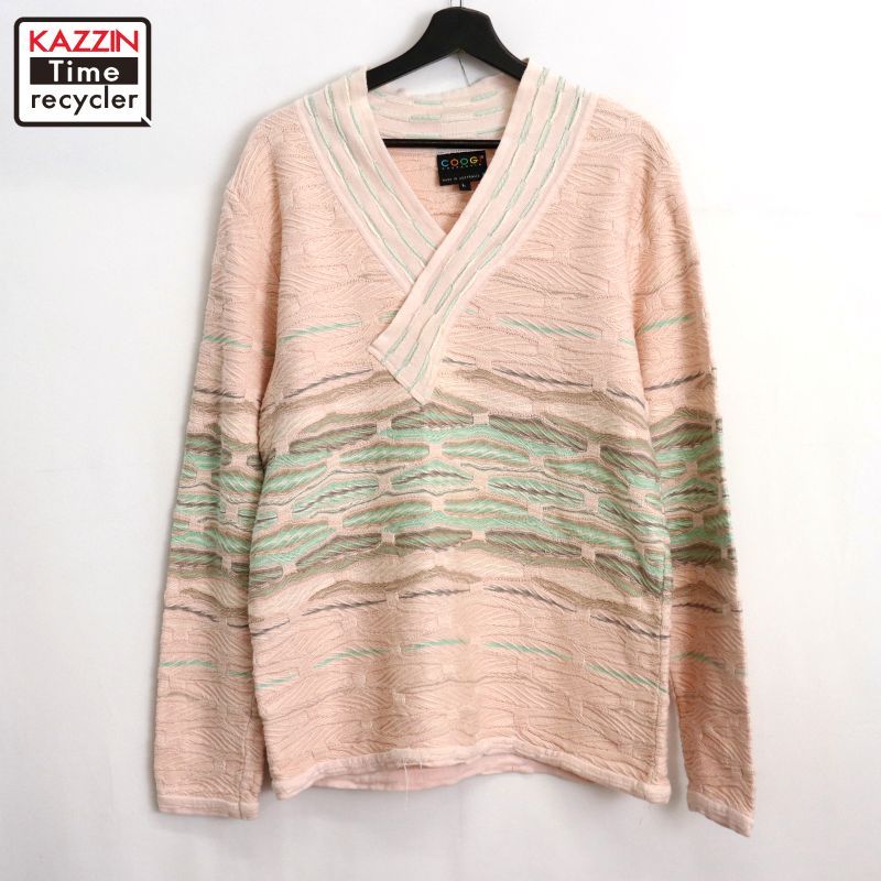 古着 90S  クージー COOGI 3Dニット Vネック 楽天市場】古着 COOGI クージー 90s オーストラリア製 オールド