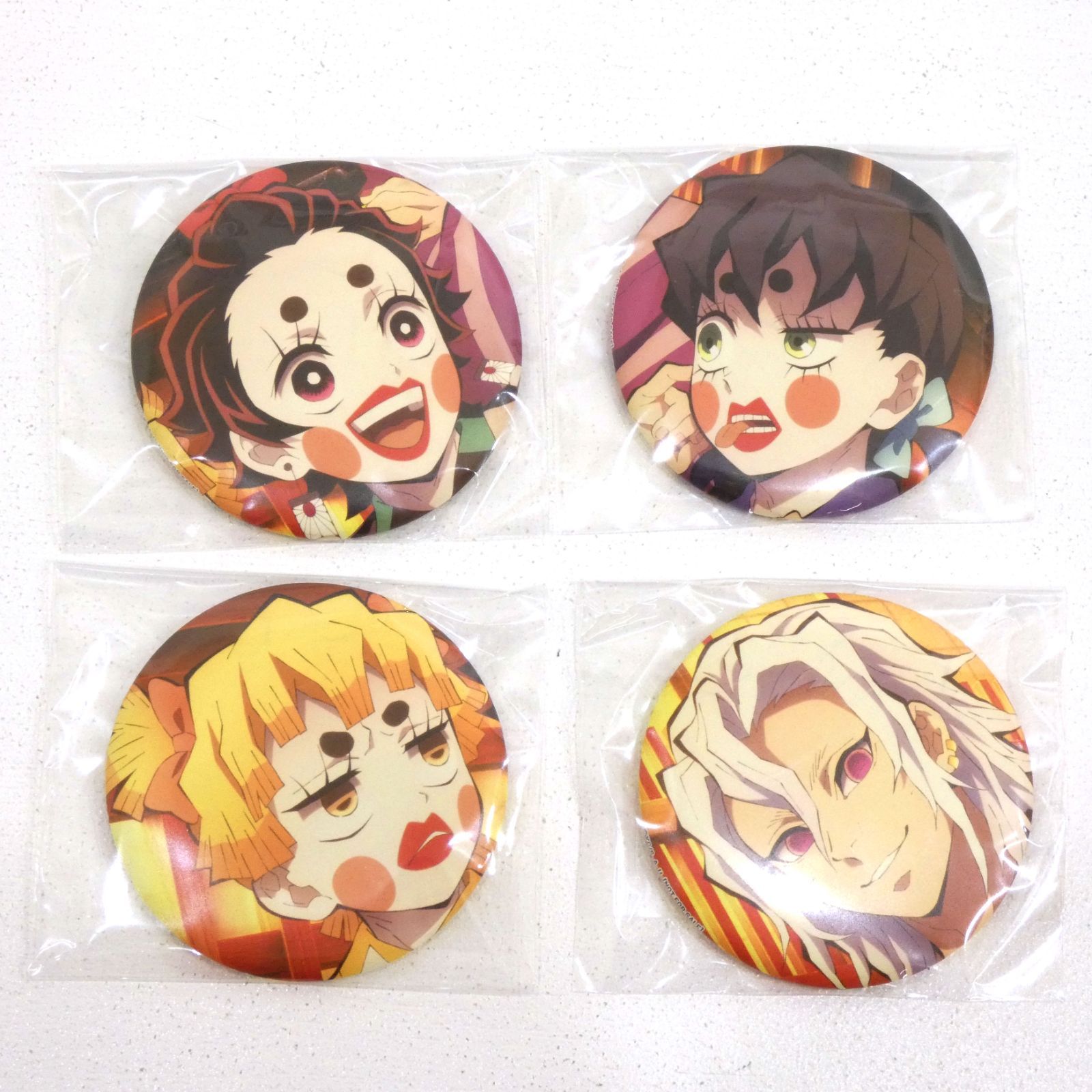 【小牧店】内袋未開封　鬼滅の刃 遊郭編 アニメイト 全巻連動購入特典 和風缶バッジ 【I741-1434】