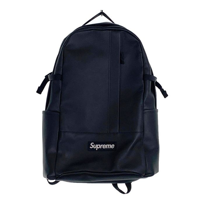 SUPREME シュプリーム 23AW Leather Backpack レザーバックパック ブラック リュック