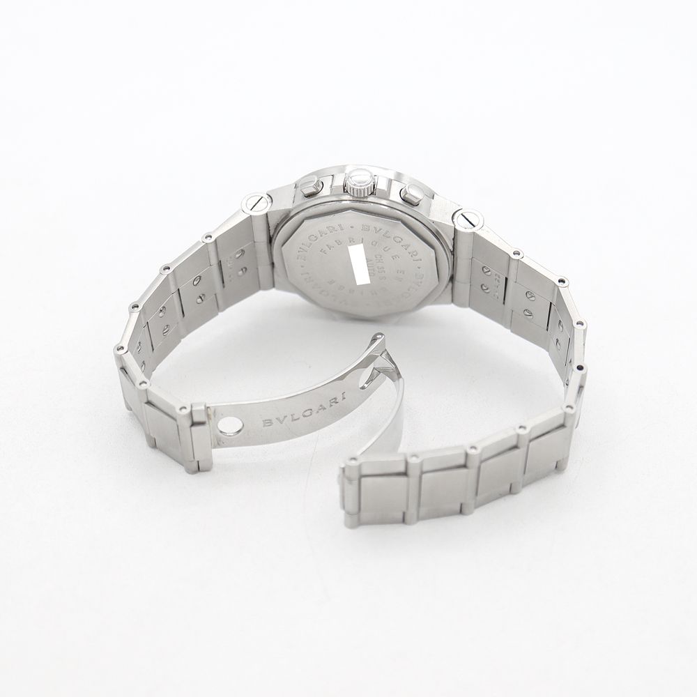 内部点検済 BVLGARI ブルガリ ディアゴノ スポーツ クロノグラフ CH35S  