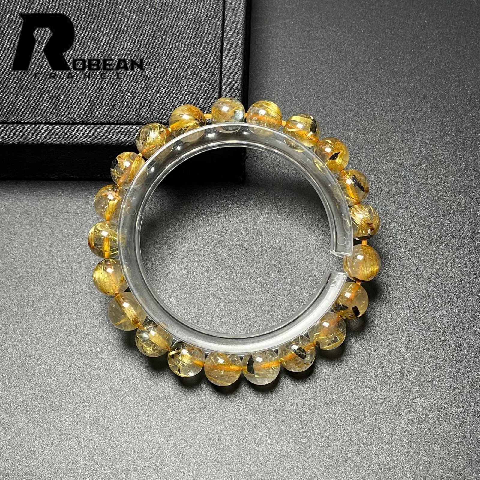夢色 EU製 定価7万円☆ROBEAN・太陽花タイチンルチル☆黄金針