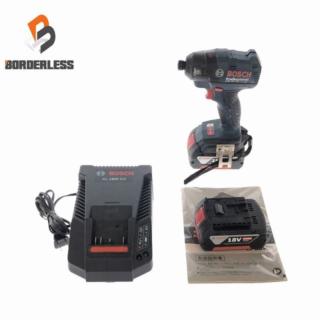 BOSCH GDR 18V-EC バッテリー2つ付 インパクトドライバー 【公式通販】