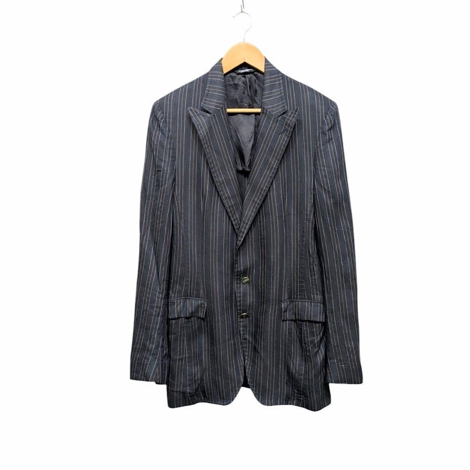 希少　DOLCE&GABBANA テーラードジャケット　コットン　パープル　2B 00s DOLCE＆GABBANA ドルチェアンドガッバーナ 2Bテーラード