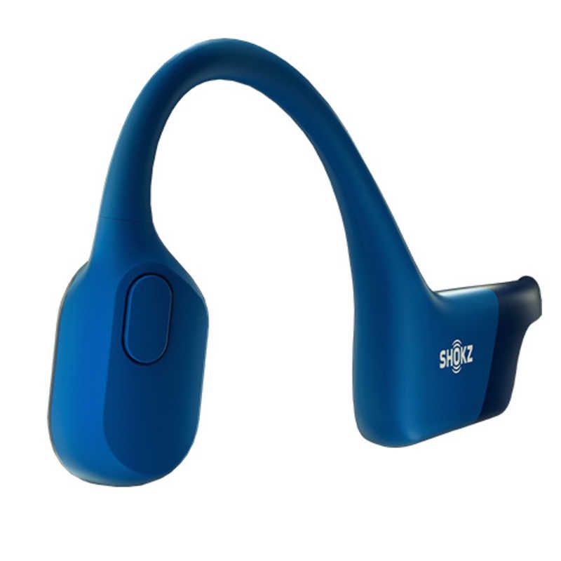 新品 未使用 未開梱】ＳＨＯＫＺ 骨伝導イヤホン OpenRun USB-C ［骨伝導 /Bluetooth対応］ ブルー SKZ-EP-000037  - メルカリ