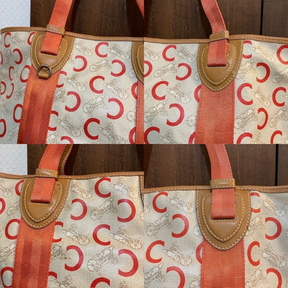 セリーヌ CELINE 馬車柄 PVCレザー トートバック SISO/46