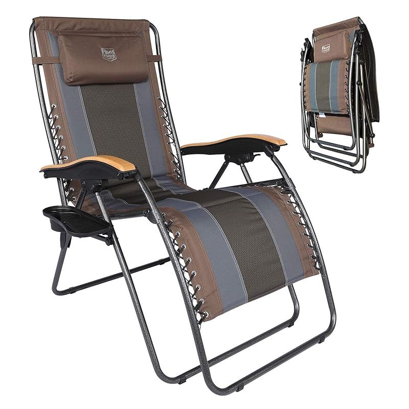 LESOVIK 黒 ハンモック 収納袋付き アウトドアチェア テーブル付き