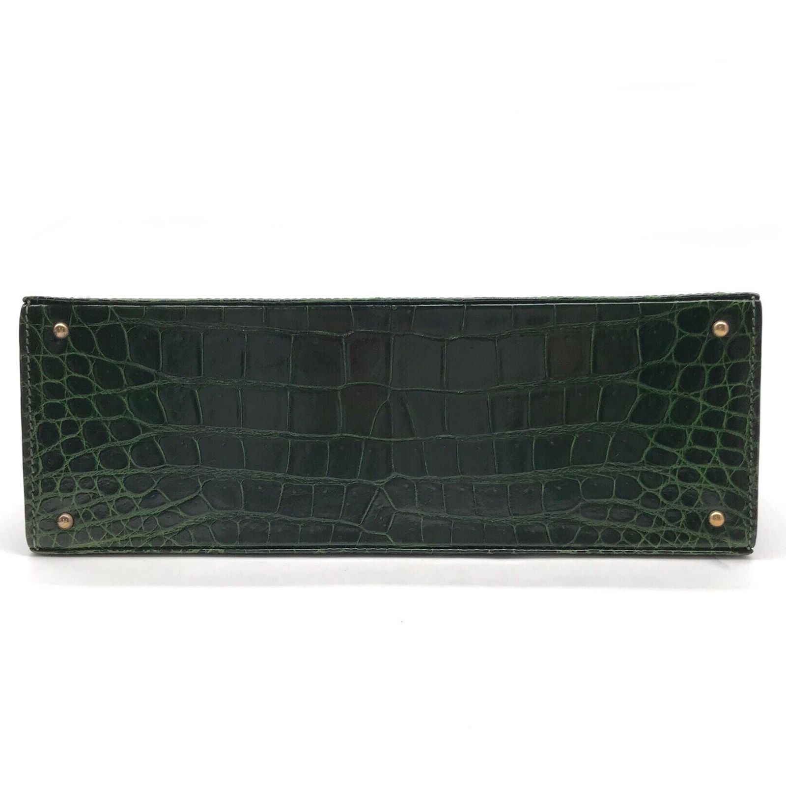 良品 MORABITO モラビト スカラ ケリー型 クロコレザー 2WAY 良品 MORABITO モラビト スカラ ケリー型 クロコレザー 2WAY