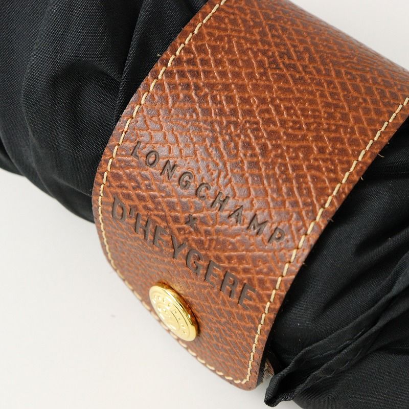 美品 ロンシャン × ディヘラ LONGCHAMP D'HEYGERE 折りたたみ傘