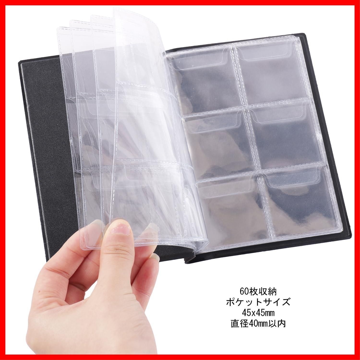 アルバム 収集 コインファイル 保存用ホルダー コイン メダル 古銭 コインホルダー 貨幣 記念硬貨 硬貨アルバム 収納ケース 収集ファイル コインケース  10ページ 大ポケット Shinkito 収納枚数60枚 (グリーン-大ポケット) - メルカリ