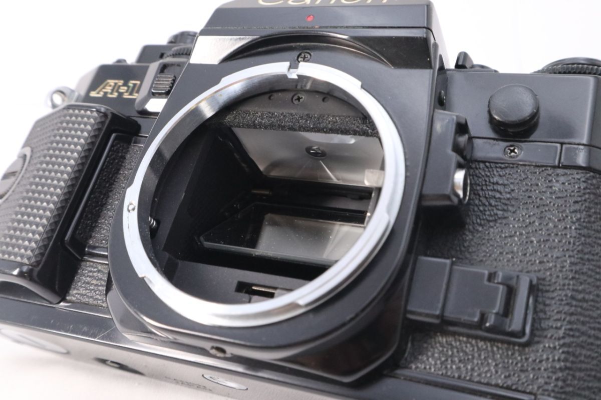 Canon キヤノン キャノン A-1 ブラックボディ MFフィルムカメラ