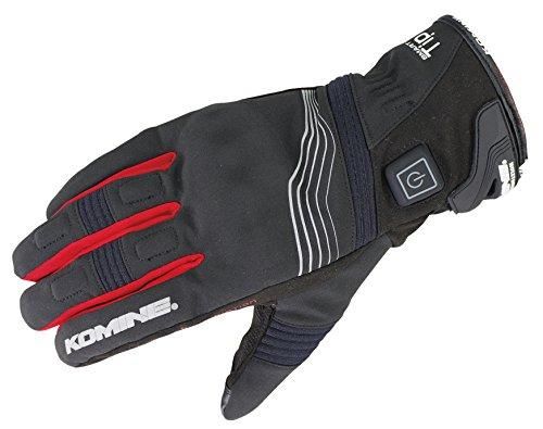 5営業日で発送 KOMINE コミネ コミネ ＥＫ－２０２ Ｐｒｏｔｅｃｔ Ｅ－Ｇｌｏｖｅｓ Ｓｈｏｒｔ １２Ｖ Ｂｌａｃｋ Ｒｅｄ Ｌ