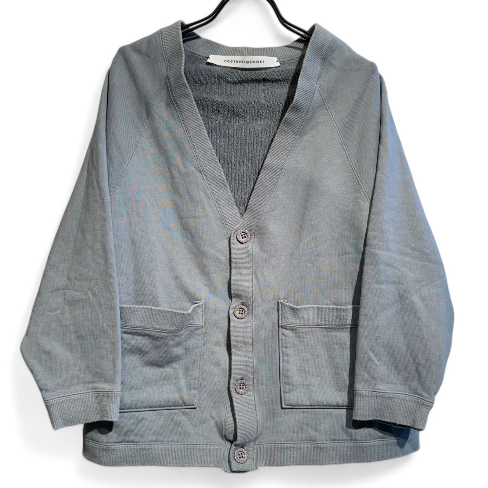 COGTHEBIGSMORK コグザビッグスモーク カーディガン　カーキグリーン COGTHEBIGSMORK コグザビッグスモーク カーディガン カーキグリーン