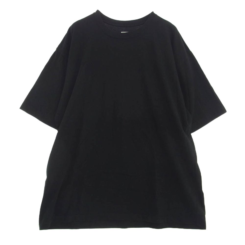 NEIGHBORHOOD ネイバーフッド 24SS バックプリント Tシャツ 半袖カットソー ブラック系 XXL【中古】
