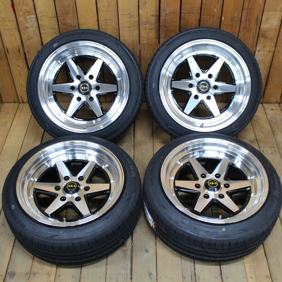 200系 ハイエース オーバーフェンダーサイズ 18インチ 9J+25 ファブレス XR-6 ワイドシリーズ 1ピース 225/45R18 新品 タイヤ  ホイール 4本SET - メルカリ