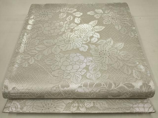 平和屋着物▽佐賀錦 六通柄袋帯 辻が花 金銀糸 正絹 逸品