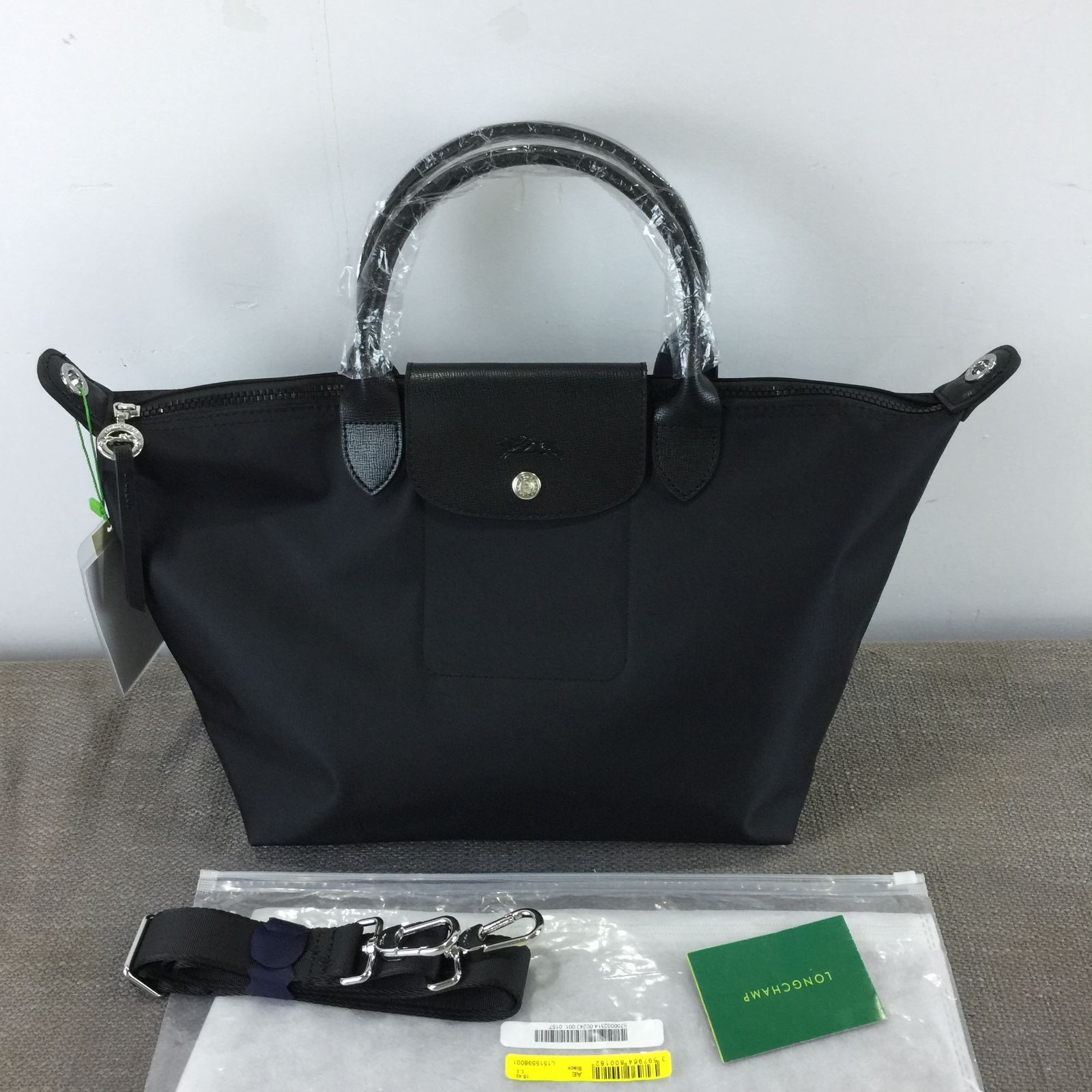 新品 ロンシャン Longchamp ルプリアージュネオ ショルダーMブラック黑 - メルカリ