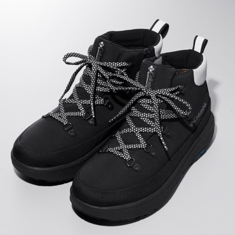 ムラスポ公式 COLUMBIA コロンビア YELLOW TAIL ICE-MAGIC SHORTY WP イエローテール アイスマジック YU6884 011 ブラック ユニセックス 防水防寒防滑シューズ ムラサキスポーツ別注