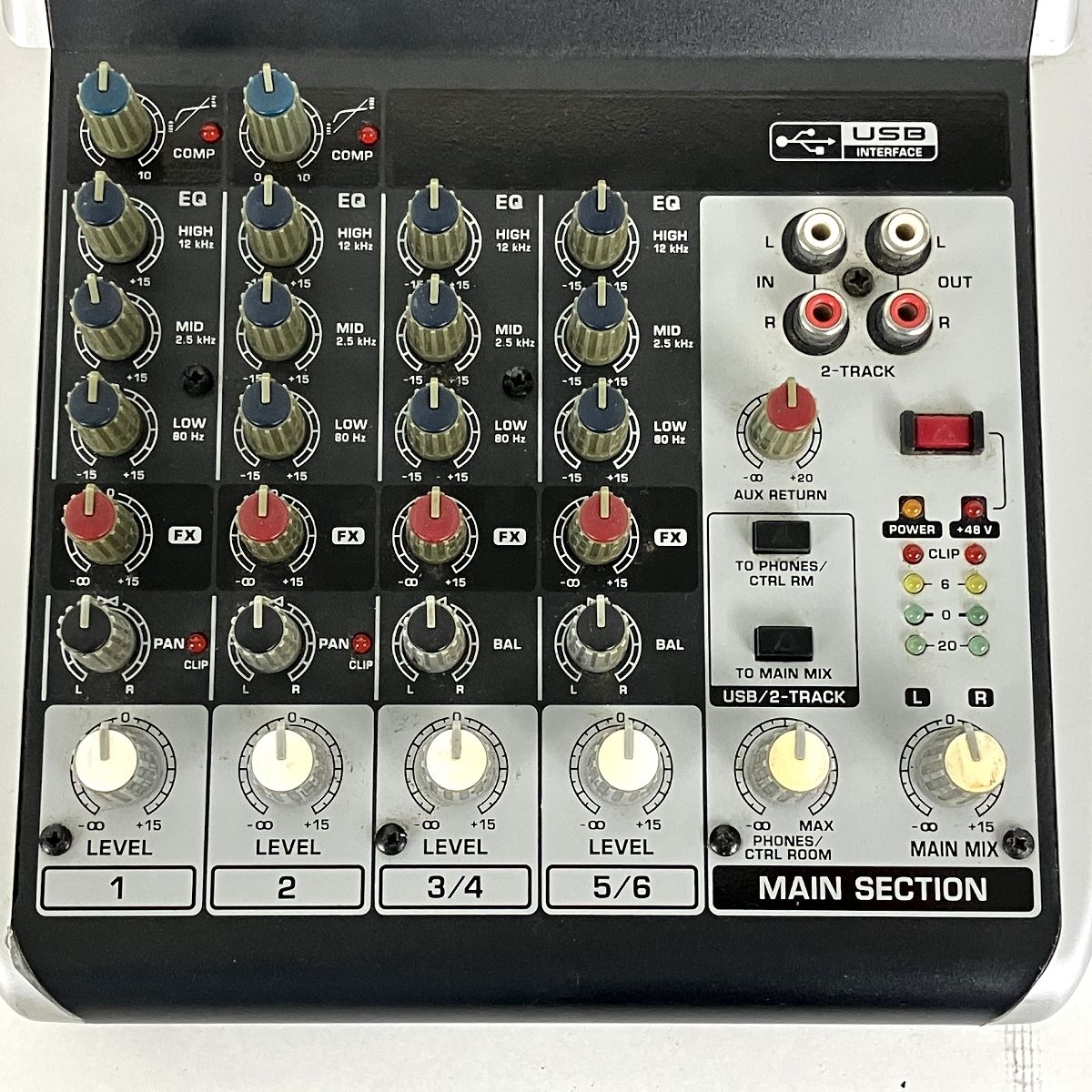 Behringer Q802USB アナログミキサー Behringer | Product | Q802USB