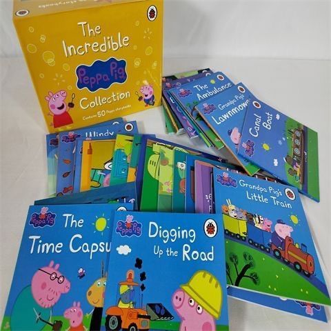 PeppaPig 黄箱　青箱　2点お得セット　ペッパピッグ　音源おまけ付 洋書 PeppaPig 黄箱 青箱 2点お得セット ペッパピッグ 音源おまけ付