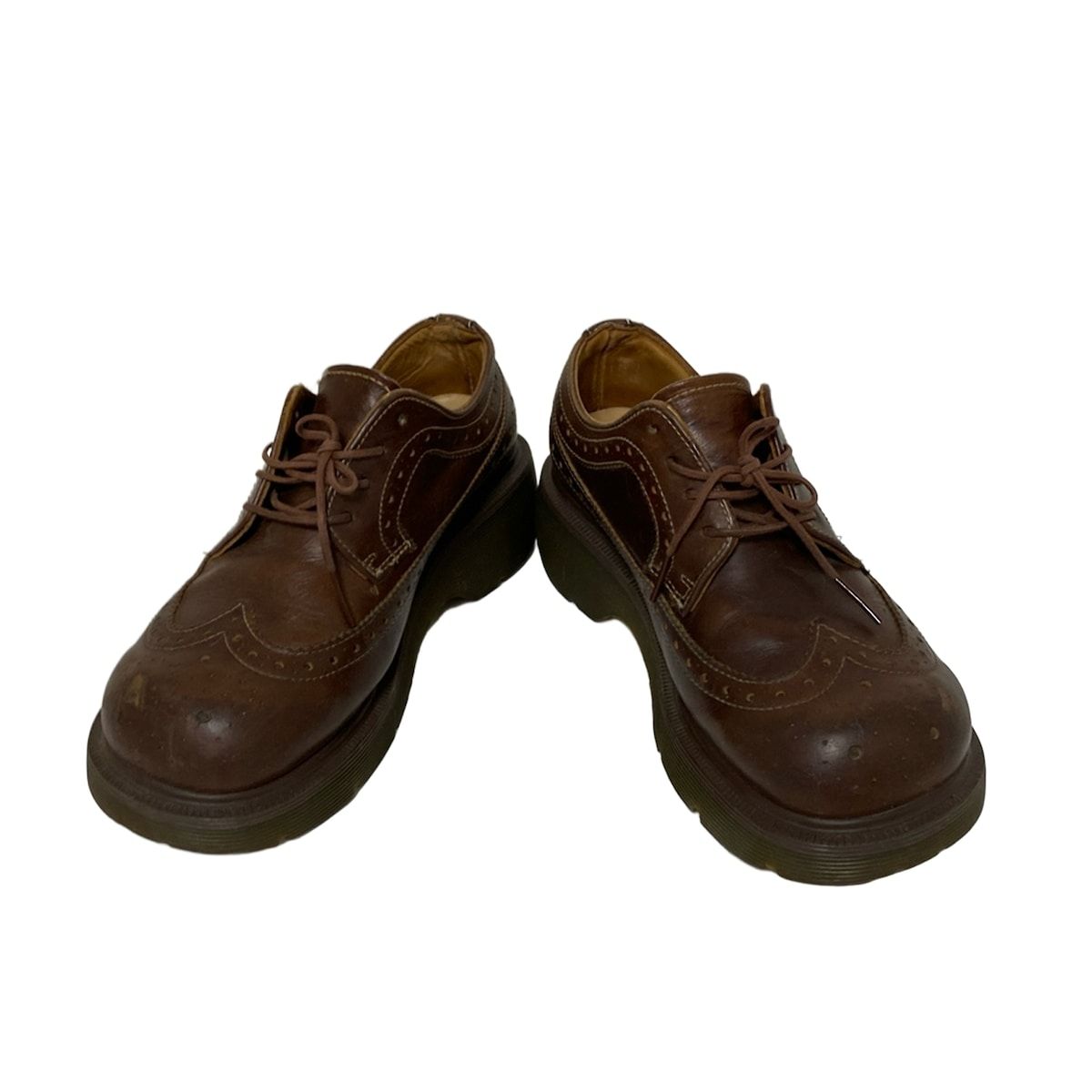 Dr.Martens ドクターマーチン シューズ 3 レディース - ダークブラウン レザー