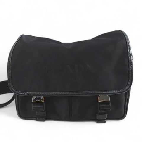 Prada ブラック メッセンジャーバッグ プラダ PRADA VA0769 ショルダーバッグ メッセンジャーバッグ