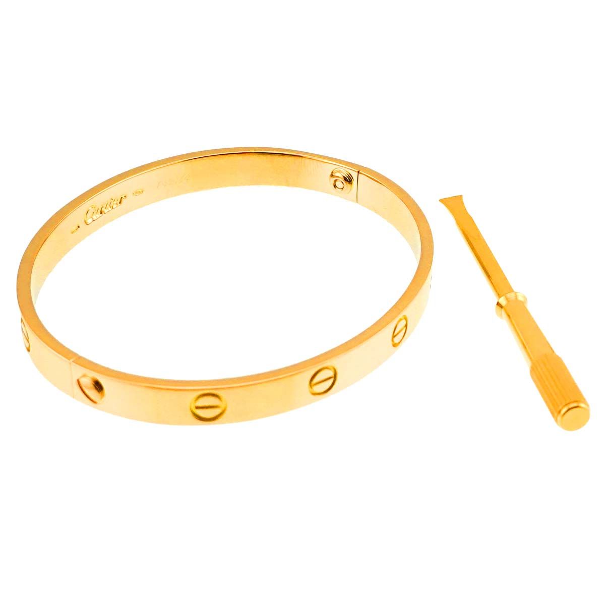 新型 カルティエ ラブブレス #18 yg イエローゴールド カルティエ