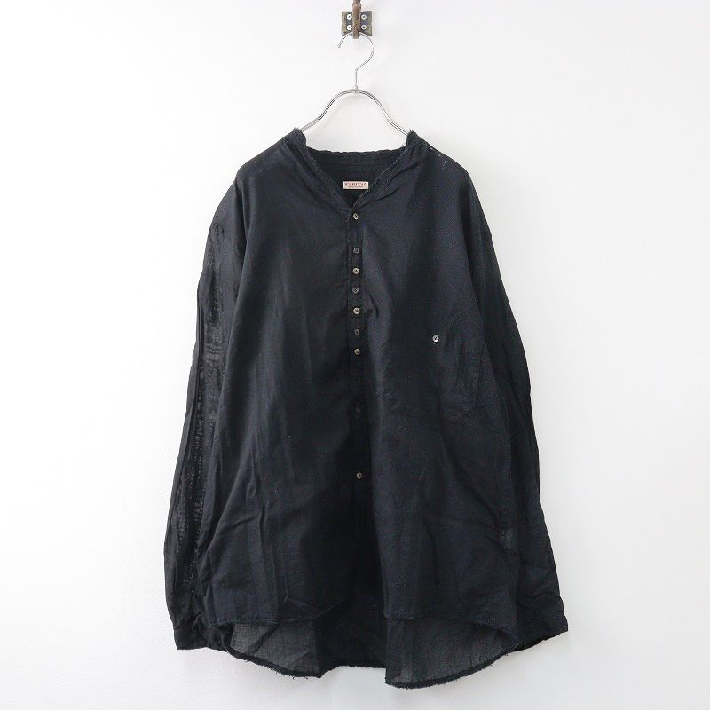 シャツ KAPITAL キャピタル KAPITAL 一重ガーゼSHOKAシャツ 2(M)/ブラック コットン