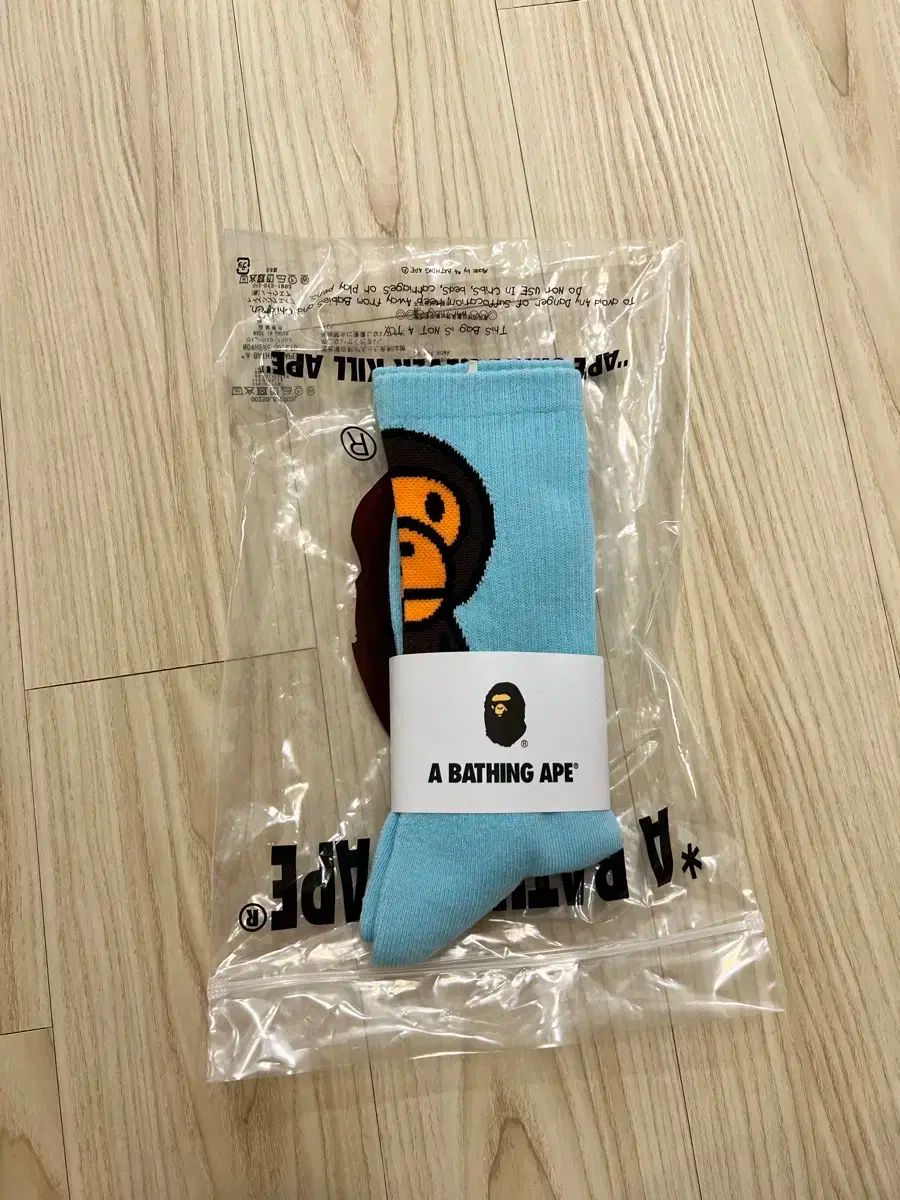 A BATHING APE アベイシングエイプ ベイビーミロ ソックス 靴下 M