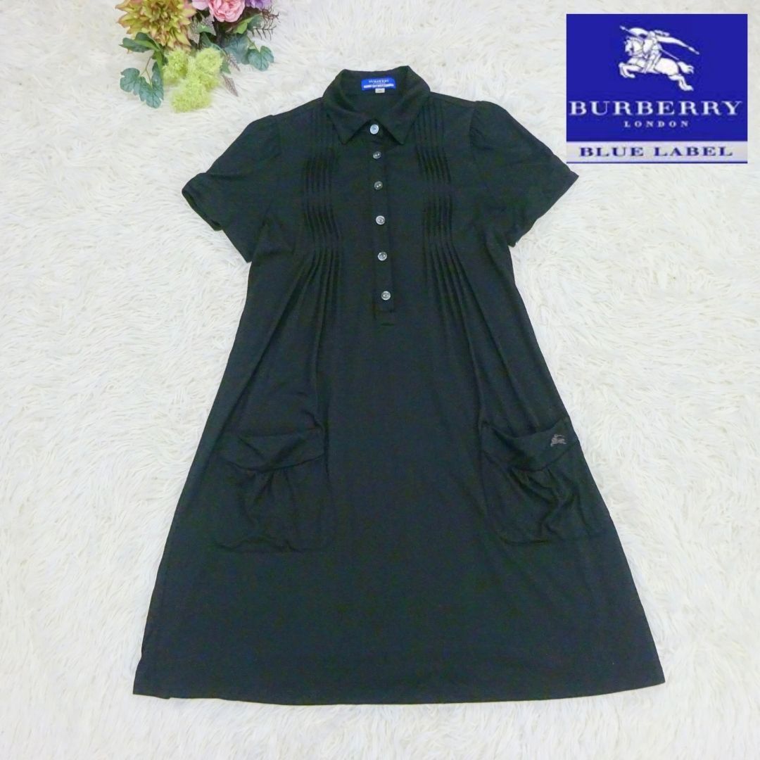 BURBERRY Blue Label バーバリーブルーレーベル半袖ワンピース BURBERRY BLUE LABEL 半袖ワンピース Mサイズ