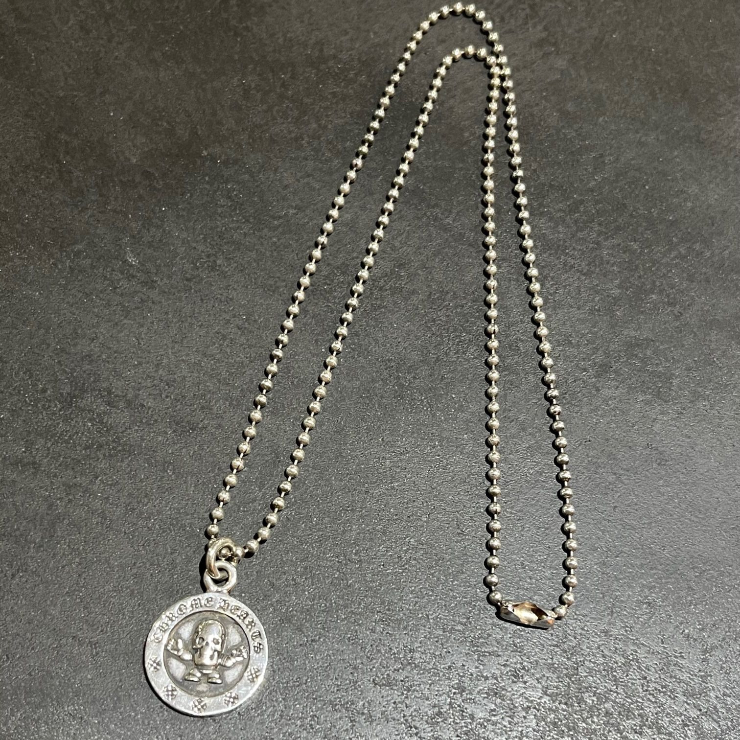 新品 CHROME HEARTS Foti medal Charm ボールチェーン フォティメダルチャーム ハリスティーター ネックレス クロムハーツ  ホッティ 53262A - メルカリ