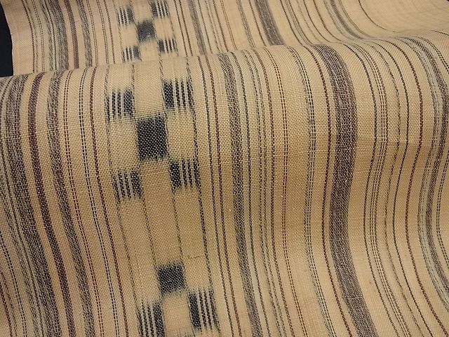 平和屋本店□希少 夏物 芭蕉布 手積み芭蕉糸100％ 九寸名古屋帯 逸品  