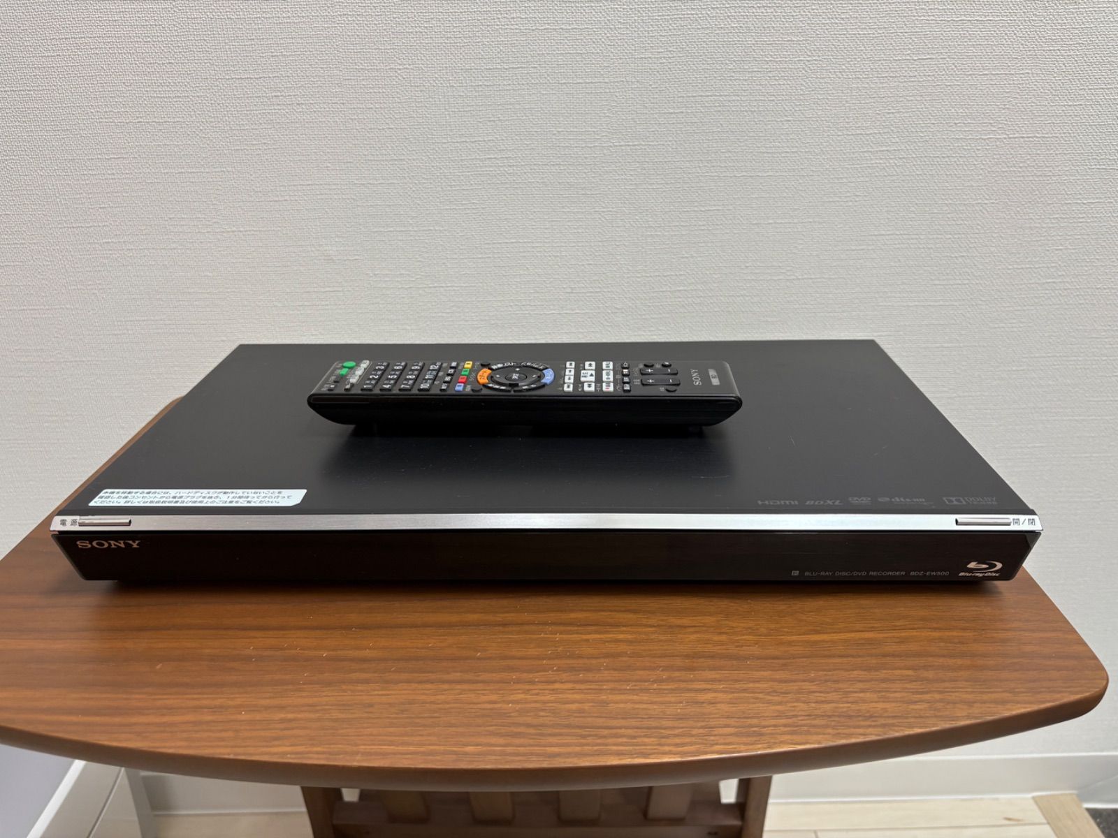 SONY BDZ-EW500 ブルーレイディスクレコーダー ソニー SONY ブルーレイ