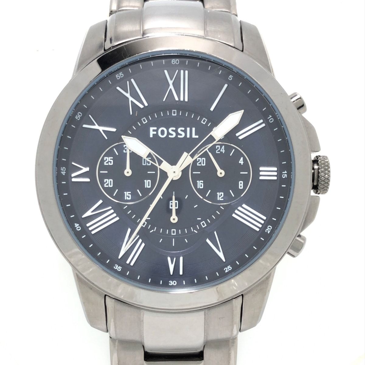 フォッシル fossil クォーツ クロノグラフ 美品 - 時計