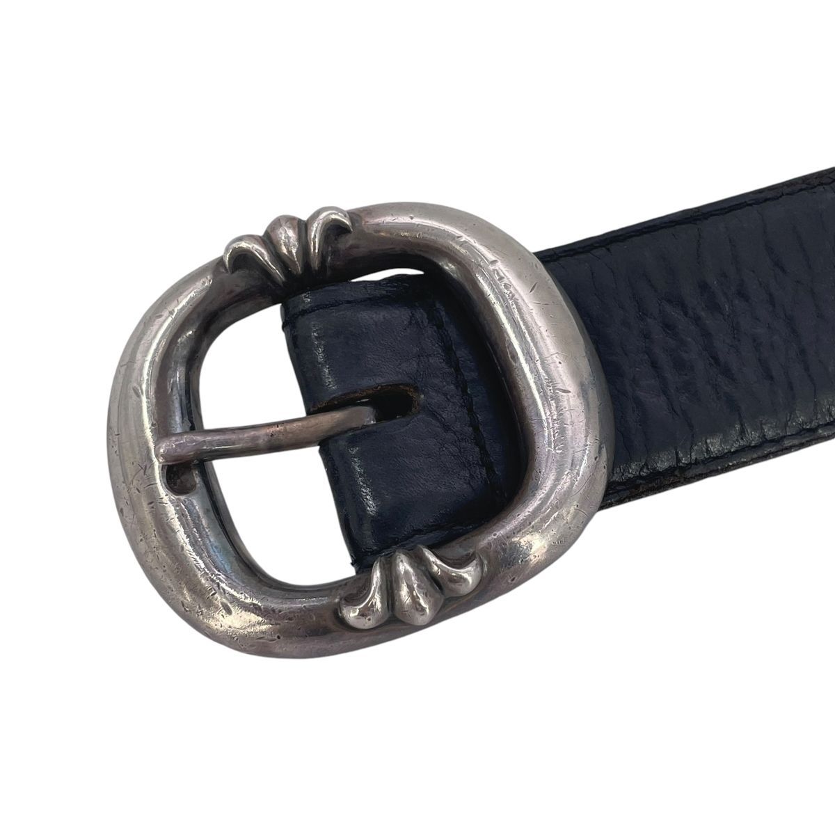 中古】 CHROME HEARTS クロムハーツ ガンスリンガー レザーベルト w  