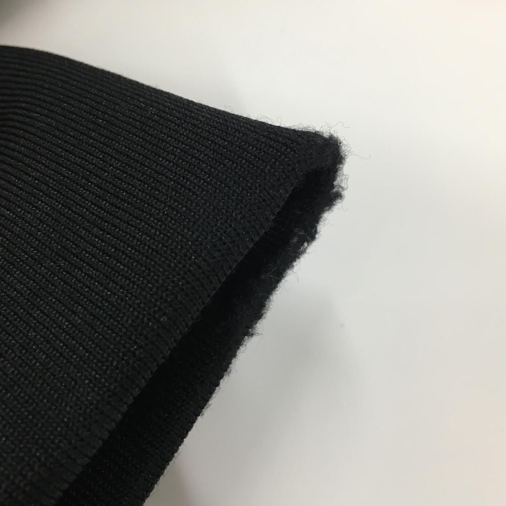 お土産 ラウドマウス ジャケット 黒 総柄 シャガデリック 裏起毛 ロゴ刺しゅう メンズ L ゴルフウェア LOUDMOUTH