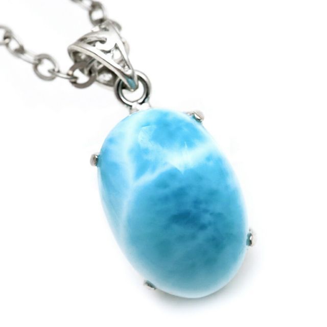 ラリマー ネックレス 天然石 販売 ペンダント Silver925 ロイヤル