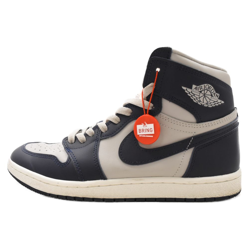 NIKE (ナイキ) AIR JORDAN 1 HIGH '85 College Navy エアジョーダン1 ジョージタウン ハイカットスニーカー  ネイビー/グレー US9/27.0cm BQ4422-400 - メルカリ