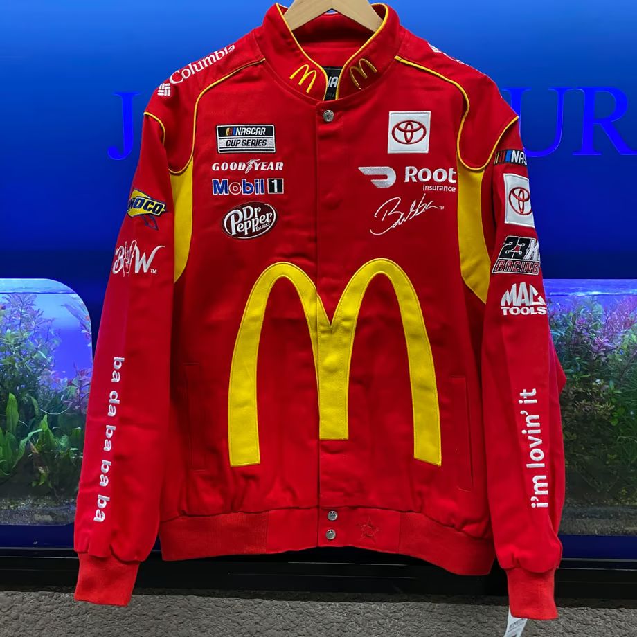 NASCAR ナスカー JHデザイン McDonald's レーシングジャケット 23XI Racing ダレルウォレスJr.