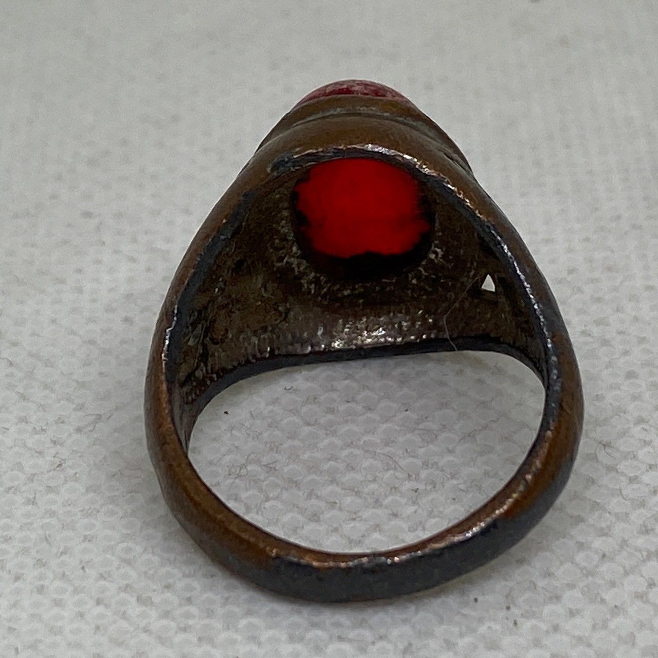 指輪 リング 赤 17号 インディアンジュエリー アクセサリー ビンテージ