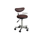 2営業日で発送 AS ONE マルチチェア 背付き ブラックNCNK1307828-5371-02