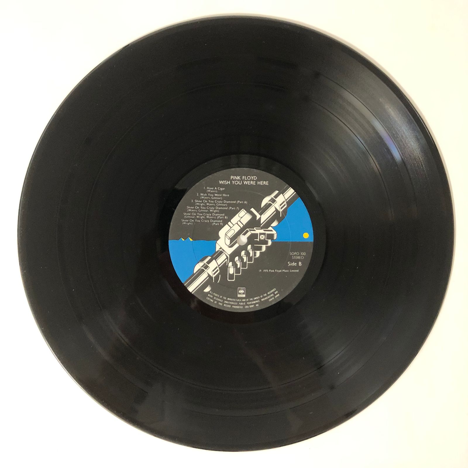 PINK FLOYD ピンクフロイド WISH YOU WERE HERE 炎 LPレコード