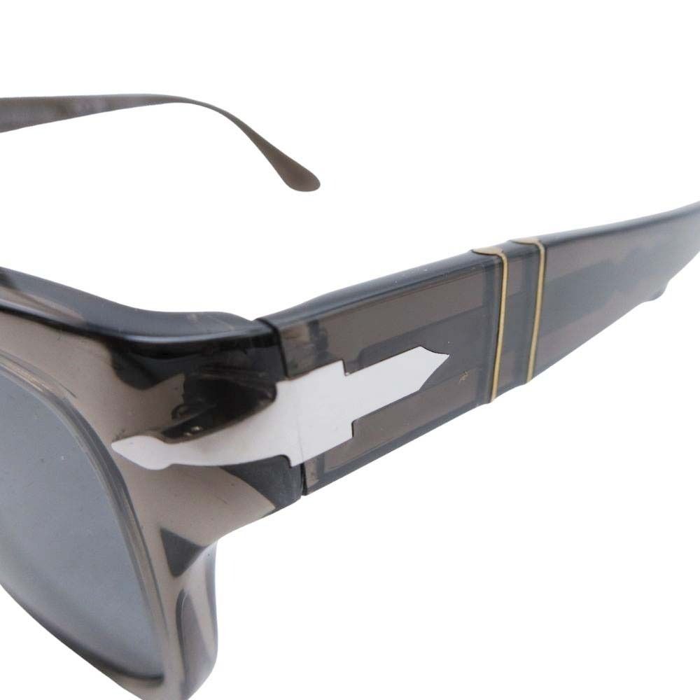 新品同様 Persol ペルソール サングラス ウェリントン型 シースルー  