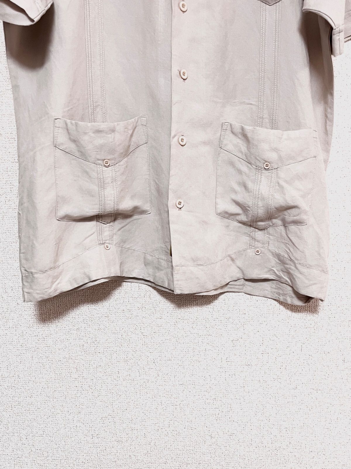 CUBAVERA】90s-00s S/S ラミーレーヨン キューバシャツ M 半袖