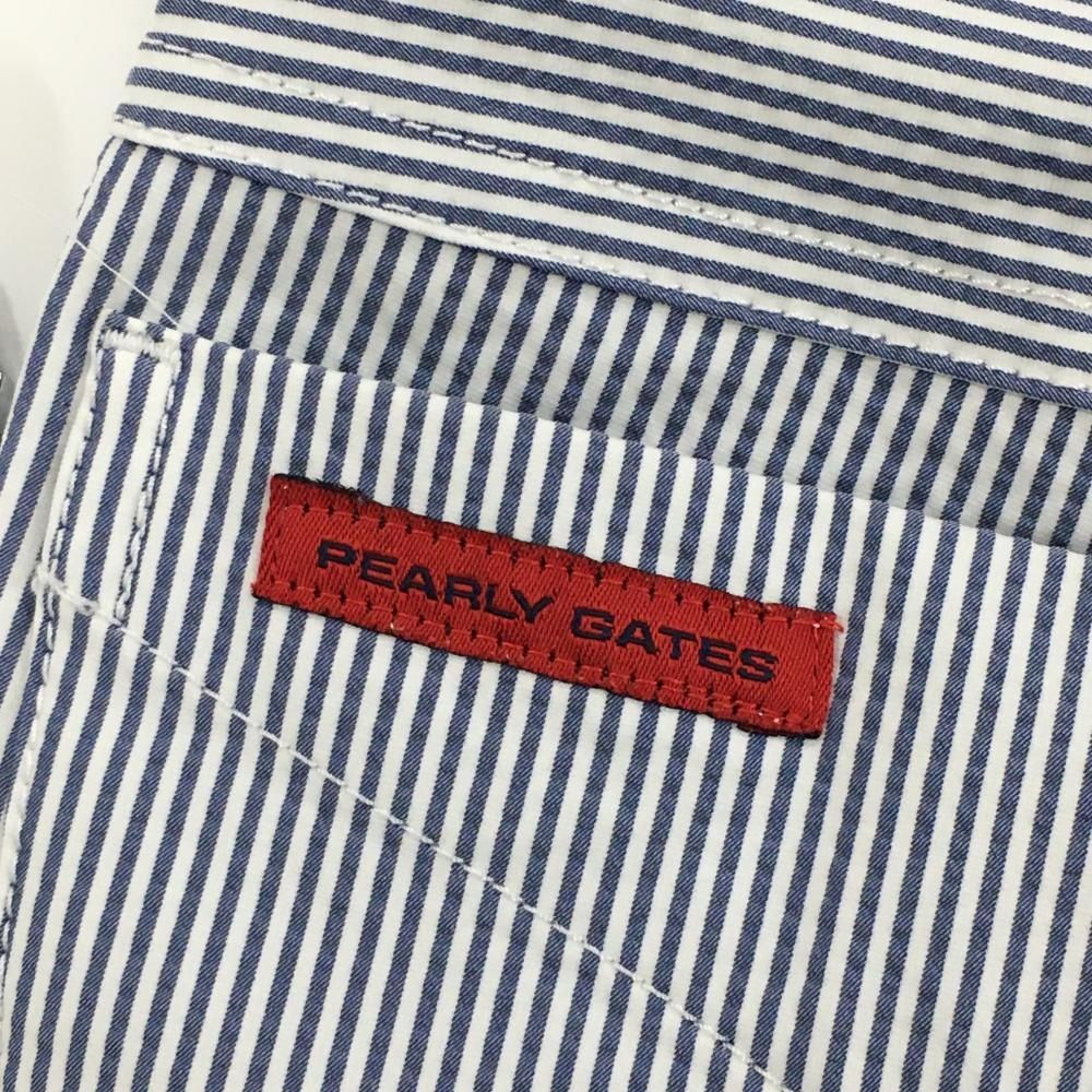 美品】マスターバニー パンツ グレー×白 ストライプ レディース