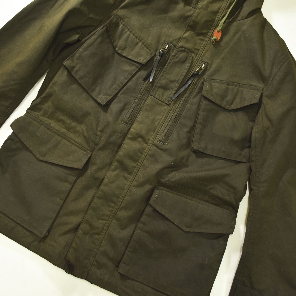 美品】 日本製 バイブリーコート Bibury Court オイルド ミリタリー